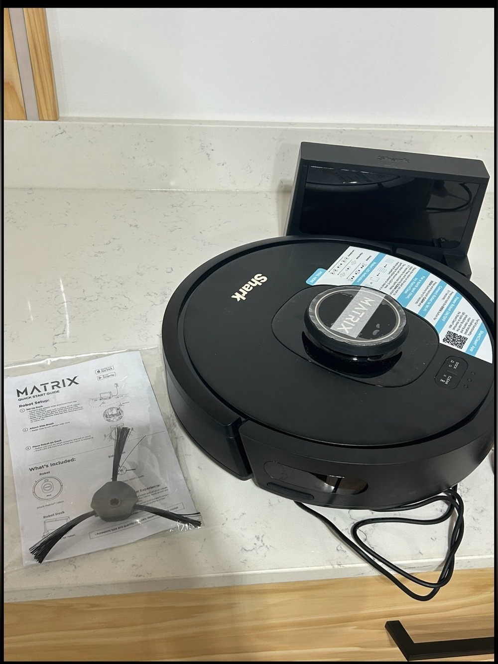 Shark Matrix Black Robot Vacuum Cleaner - Matrix Series